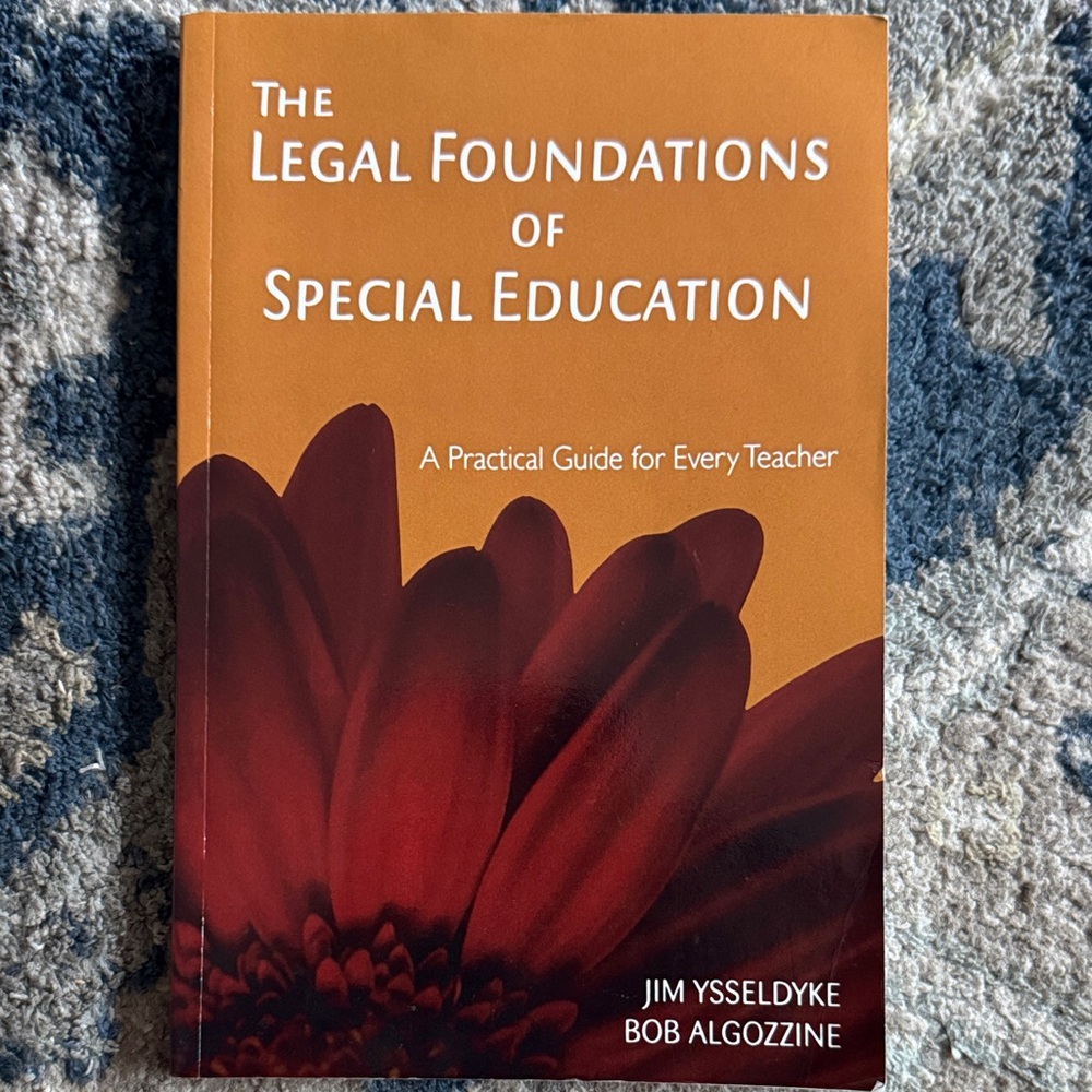 The Legal Foundations of Special Education Book